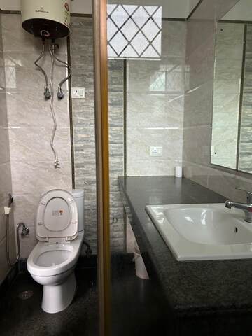 Bathroom in 3 BHK Builder Floor at Greater Kailash I – for Rent