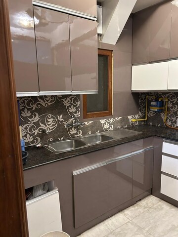 Kitchen in 3 BHK Builder Floor at Greater Kailash I – for Rent