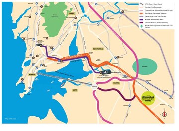 3 BHK Apartment – Map Location View at Hiranandani Fortune City, New Panvel - for Sale