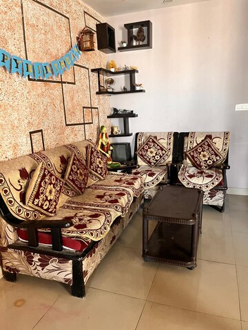 Living Room in 3 BHK Apartment at Habitech Greens, Tech Zone 4 Greater Noida – for Rent