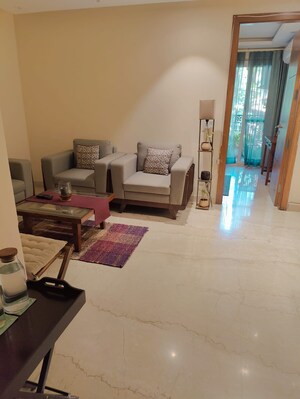 Living Room in 2 BHK Builder Floor at Lajpat Nagar ii – for Rent