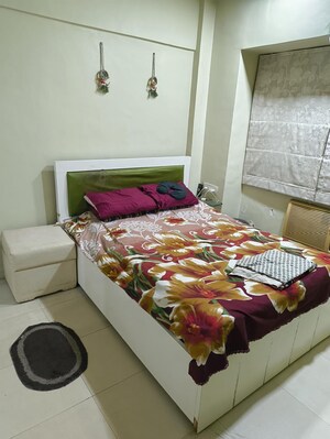 Bedroom in 1 BHK Apartment at Wild Wood Park, Versova – for Rent