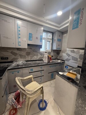 Kitchen in 3 BHK Builder Floor at Green Park – for Sale