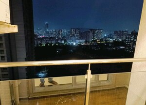 Balcony in 3 BHK Apartment at Mahavir Square, Manpada – for Rent