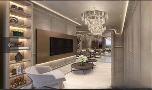 Living Room in 3 BHK Apartment at Lokhandwala – for Sale