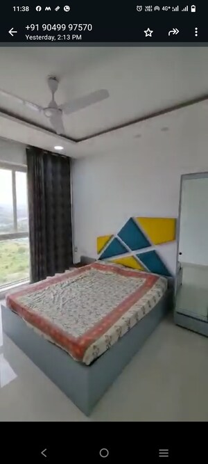 Bedroom in 3 BHK Penthouse at Ganga Platino, Kharadi – for Sale