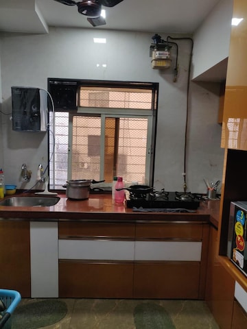Kitchen in 1 BHK Apartment at Puraniks Tokyo Bay, Kasarvadavali – for Rent