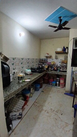 Kitchen in 3 BHK Apartment at Zakir Nagar – for Sale