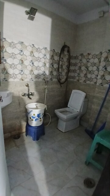 Bathroom in 3 BHK Apartment at Zakir Nagar – for Sale