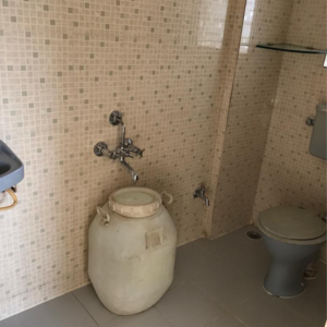 Bathroom in 2 BHK Apartment at Amit Nandanvan, Pimple Nilakh – for Rent