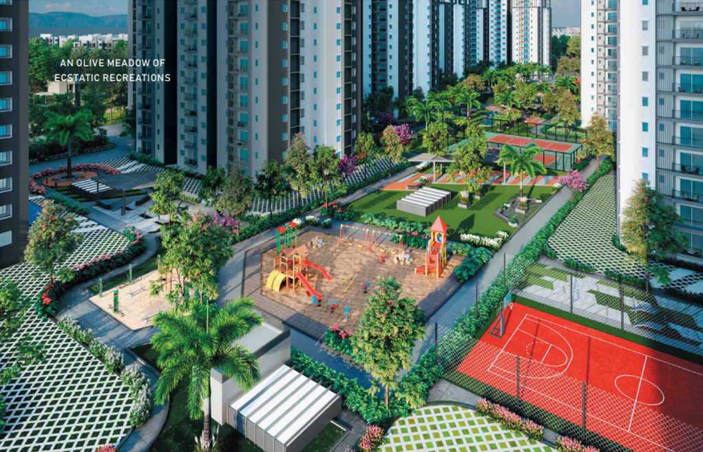 2.5 BHK + Study Room Apartment For Sale in My Home Tridasa