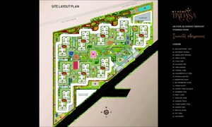 Master Plan in 2.5 BHK Apartment at My Home Tridasa, Tellapur – for Sale