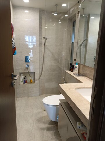 Bathroom in 2 BHK Apartment at Hiranandani Castle Rock, Powai – for Rent