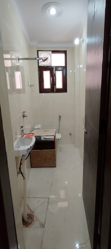 Bathroom in 1 BHK Builder Floor at Chattarpur – for Rent
