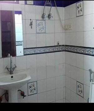 Bathroom in 3 BHK Builder Floor at New Friends Colony – for Rent
