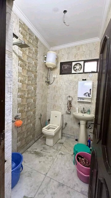 Bathroom in 2 BHK Builder Floor at Ganga Apartments Burari, Burari – for Sale