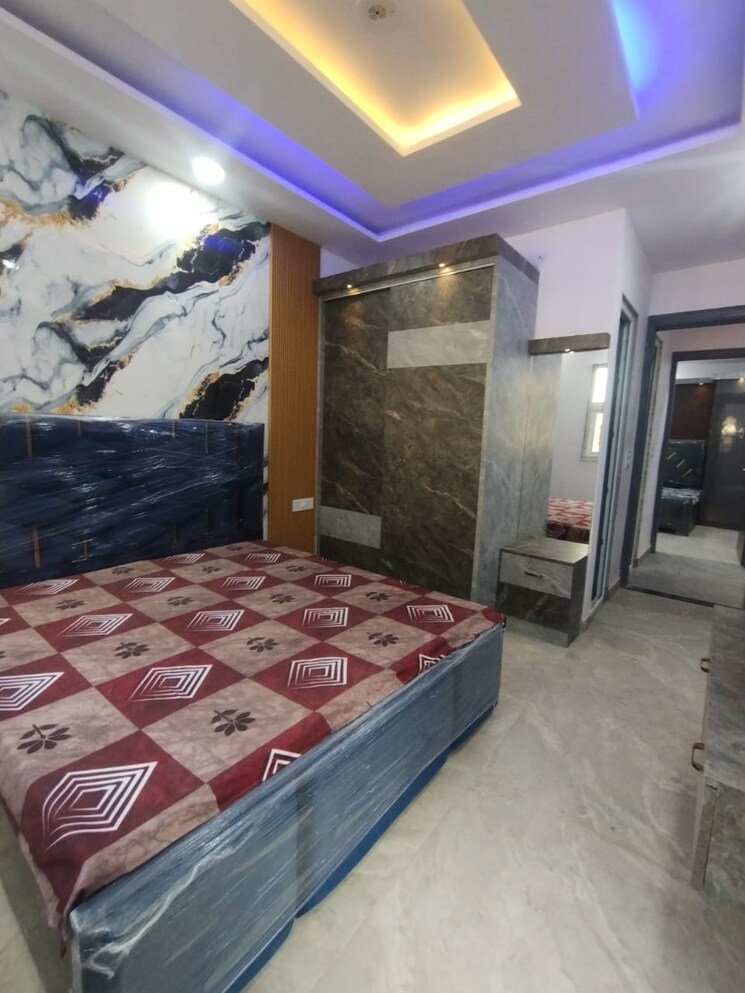 Bedroom, neelkanth-apartment-ii 3 Bedroom 1000 Sq.Ft. Builder Floor In Burari Delhi 9224997