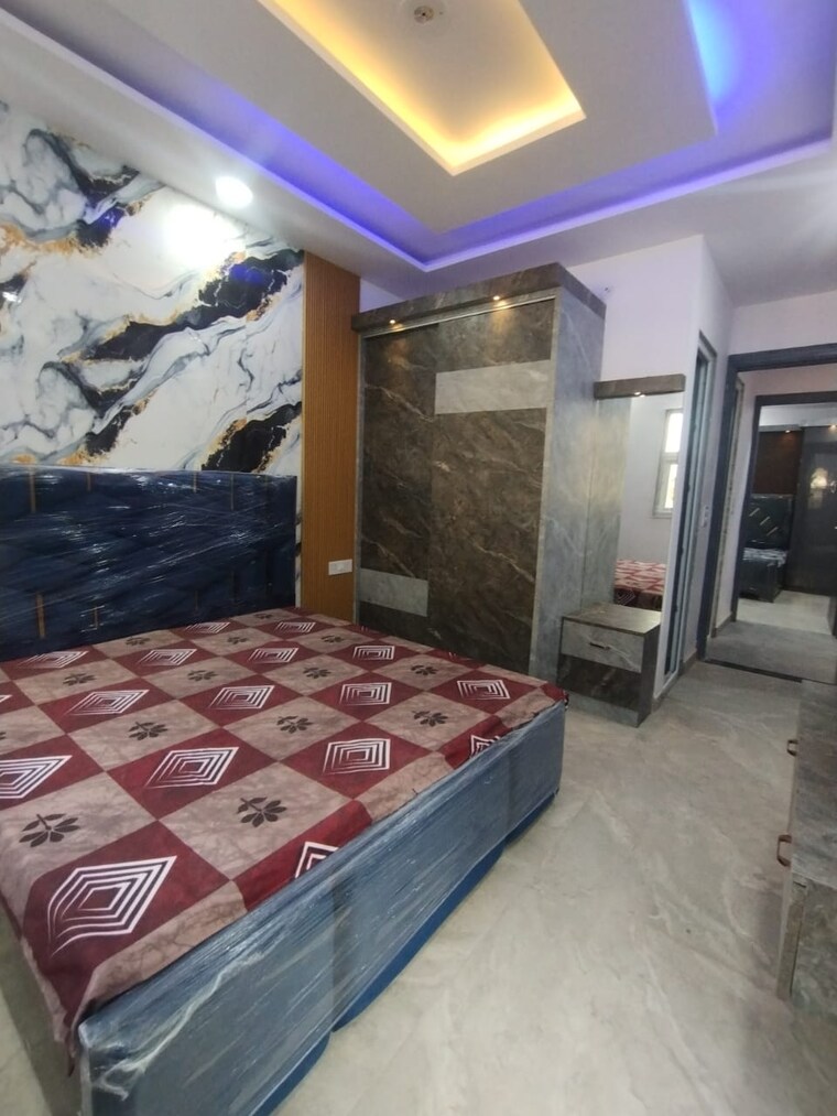 Bedroom, neelkanth-apartment-ii 3 Bedroom 1000 Sq.Ft. Builder Floor In Burari Delhi 9224997