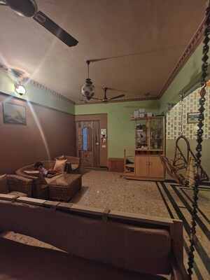 Living Room in 2 BHK Apartment at Beverly Park, Nerul – for Sale