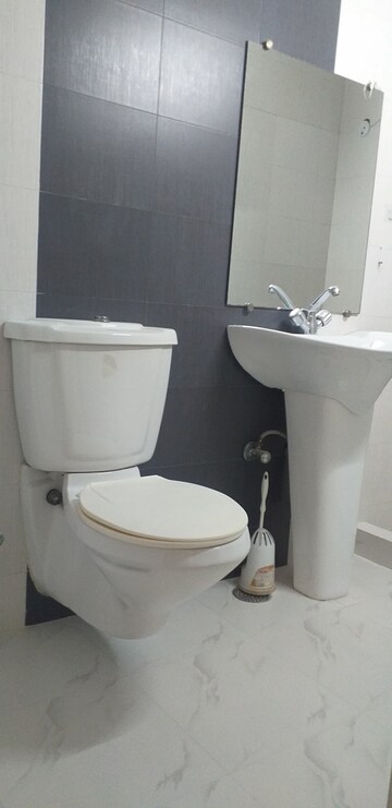 Bathroom in 2 BHK Builder Floor at Sarvapriya Vihar – for Rent