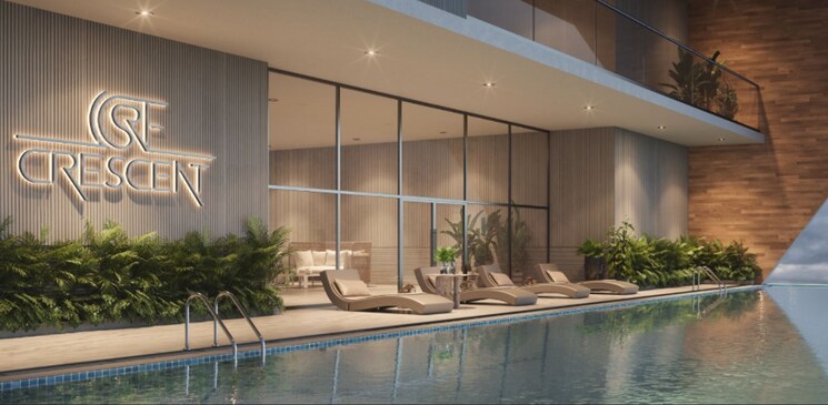 Swimming Pool, candeur-crescent 3 Bedroom 1878 Sq.Ft. Apartment In Serilingampally Hyderabad 9225027