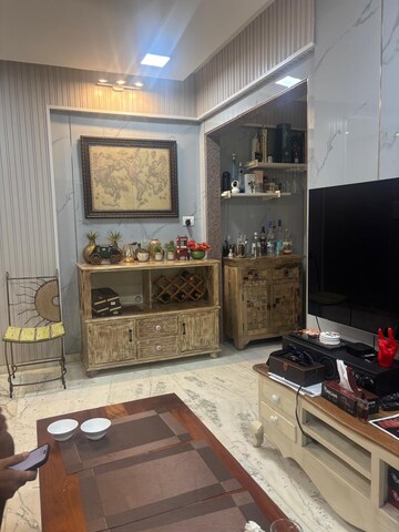 Living Room in 1 BHK Apartment at Bandra West – for Rent