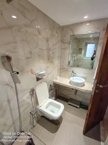 Bathroom in 1 BHK Apartment at Bandra West – for Rent