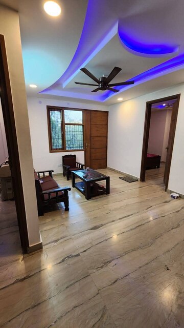 Living Room in 3 BHK Builder Floor at Harit Vihar RWA, Burari – for Rent