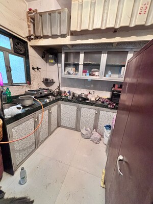 Kitchen in 1 BHK Apartment at Kaushal CHS, Jay Vijay Nagar – for Rent
