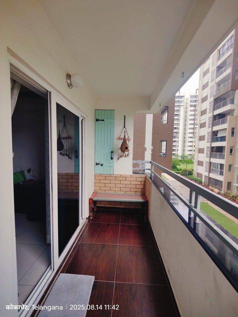 Balcony, rajapushpa-atria 3 Bedroom 2496 Sq.Ft. Apartment In Gachibowli Hyderabad 9225244