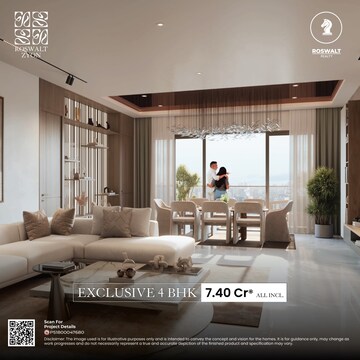 4 BHK Apartment For Sale in Roswalt Zaiden, Andheri West