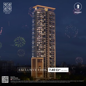 4 BHK Apartment – Exterior View View at Roswalt Zaiden, Andheri West - for Sale