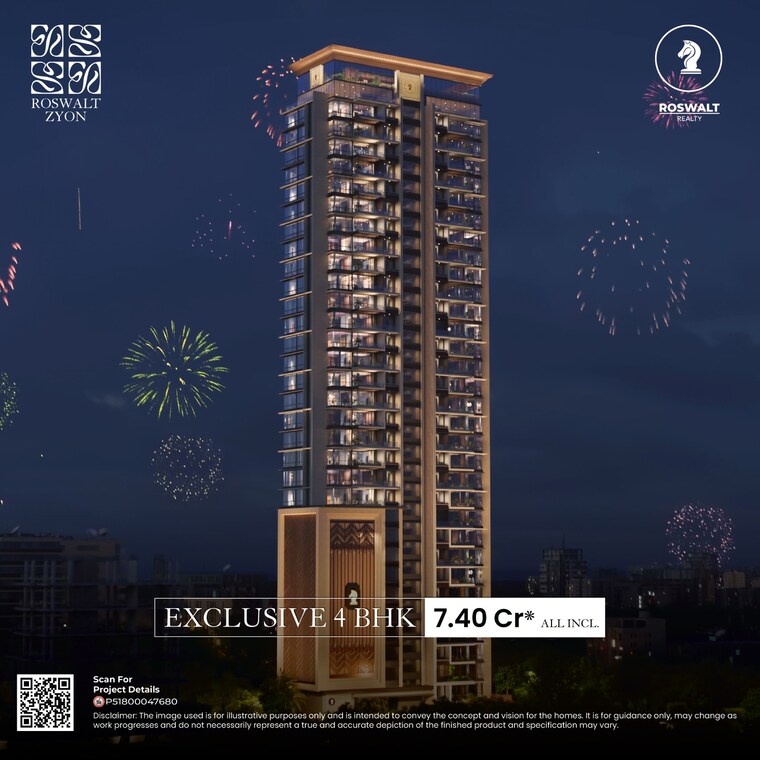 Exterior View, roswalt-zaiden 4 Bedroom 2001 Sq.Ft. Apartment In Andheri West Mumbai 9225289