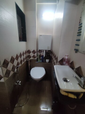 Attached Bathroom in 1 BHK Apartment at Silver Crown, Kanakia Road – for Rent
