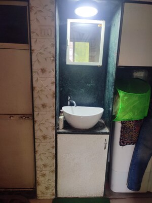 Bathroom in 1 BHK Apartment at Silver Crown, Kanakia Road – for Rent