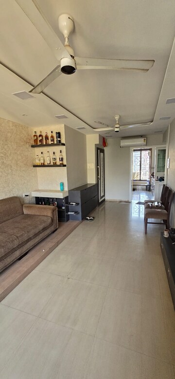 Living Room in 2 BHK Apartment at Dimension Tulsi Classic, Chembur – for Rent