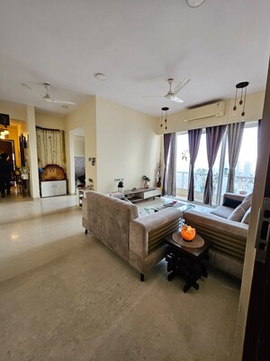 Living Room in 2 BHK Apartment at Omkar Alta Monte, Malad East – for Rent