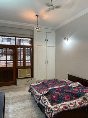 Bedroom in 3 BHK Builder Floor at Sukhdev Vihar – for Sale