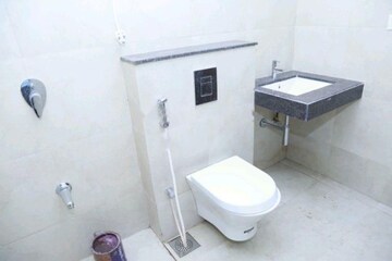 Bathroom in 3 BHK Apartment at Hallmark Skyrena, Narsingi – for Rent