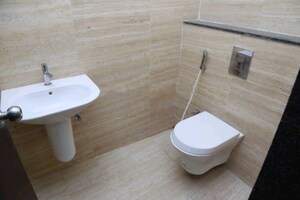 Bathroom in 3 BHK Apartment at Hallmark Skyrena, Narsingi – for Rent