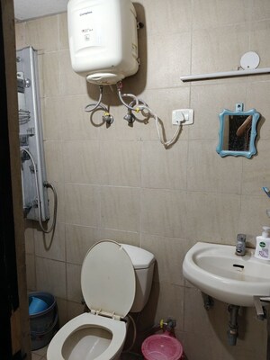 Bathroom in 2 BHK Apartment at Ajnara Integrity, Raj Nagar Extension – for Rent