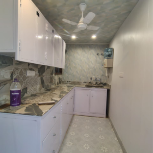 Kitchen in 1 BHK Builder Floor at Malviya Nagar – for Rent
