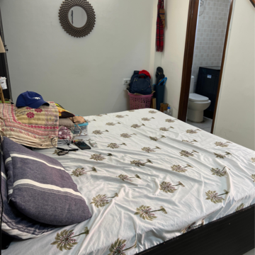 Bedroom in 2 BHK Builder Floor at Malviya Nagar – for Rent