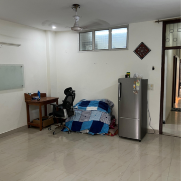 Living Room in 2 BHK Builder Floor at Malviya Nagar – for Rent
