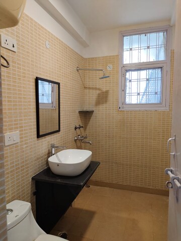 Bathroom in 3 BHK Apartment at Sector 19 Dwarka – for Rent