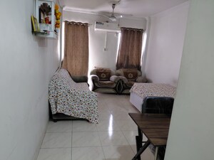 Living Room in 2 BHK Apartment at Kopar Khairane – for Rent