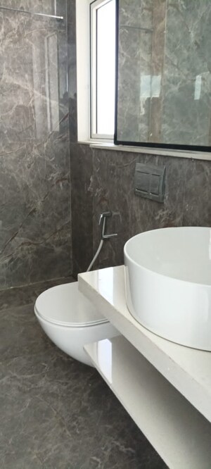 Bathroom in 3 BHK Apartment at Nahar Amaryllis Towers and Plaza, Chandivali – for Rent