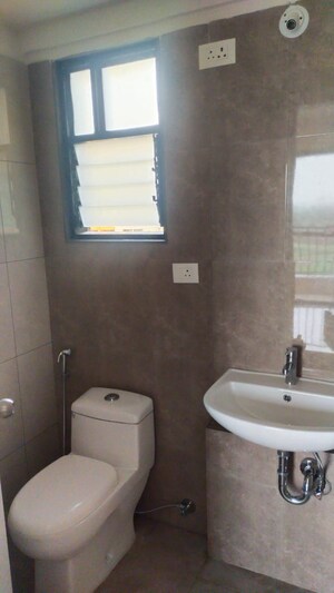 Bathroom in 2 BHK Apartment at Jag River View, Kharadi – for Rent