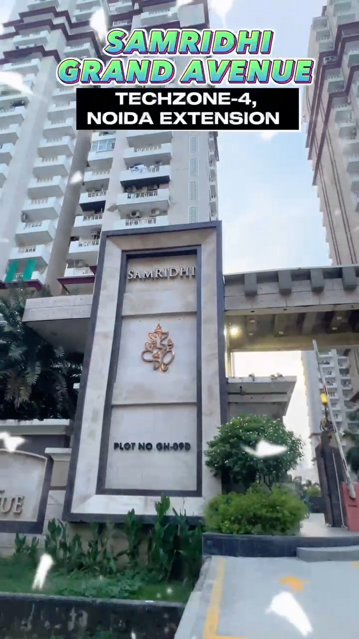 3 BHK 1380 Sq.Ft. Apartment in Samridhi Grand Avenue