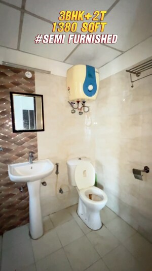 Bathroom in 3 BHK Apartment at Samridhi Grand Avenue, Tech Zone 4 Greater Noida – for Sale